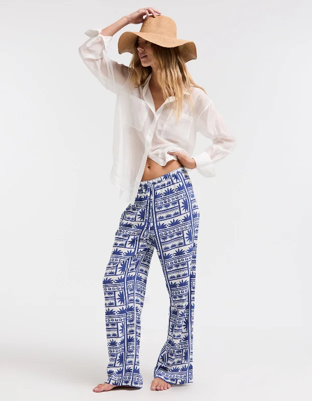 Celestial Sundance Pant - Blue/White Modern Glamour