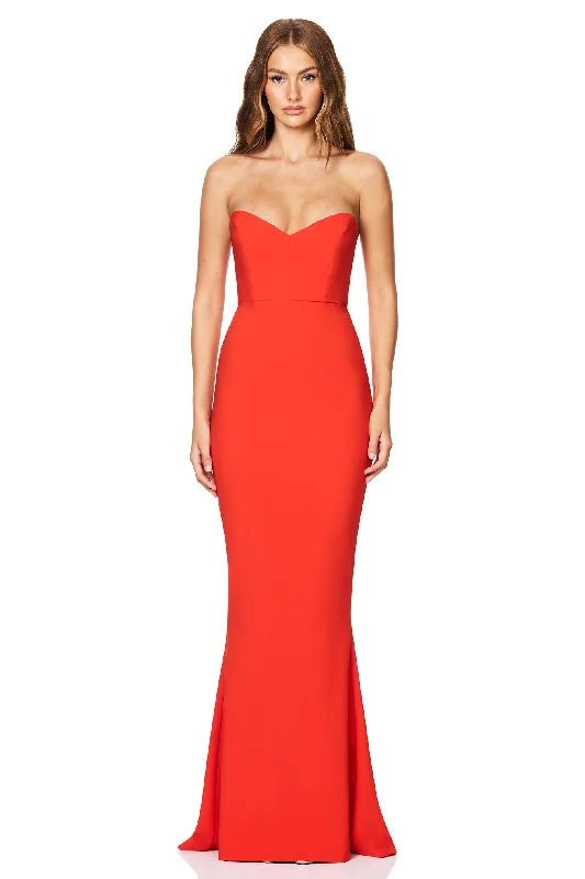 Nookie Love Affair Gown - Tangerine Winter Warm - Up Sale