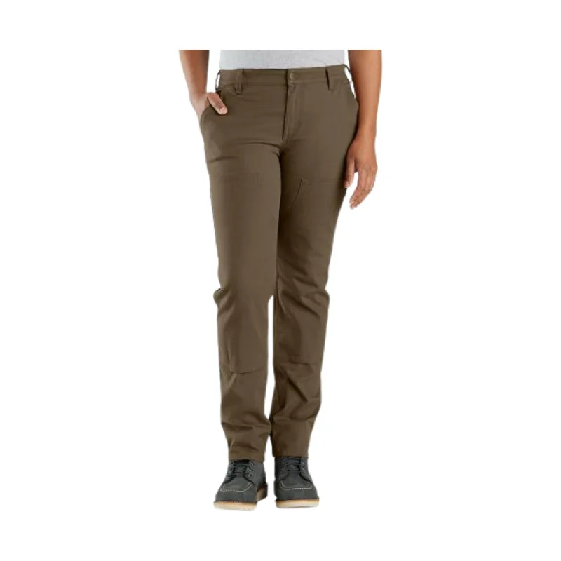 Carhartt Women's Rugged Flex Relaxed Fit Canvas Double Front Pant - Tarmac Flash Sale