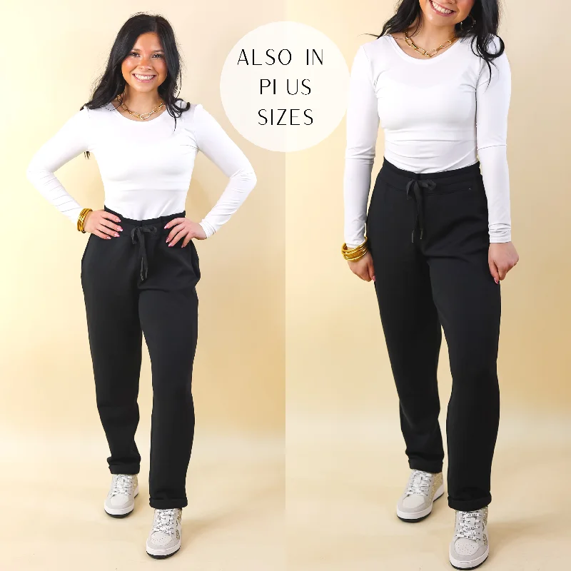 SPANX | AirEssentials Tapered Leg Jogger in Black Chic Style