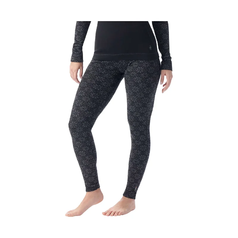 Smartwool Women's Thermal Merino Base Layer Bottom - Black Digi Snow Ethnic Cultural Event Wear