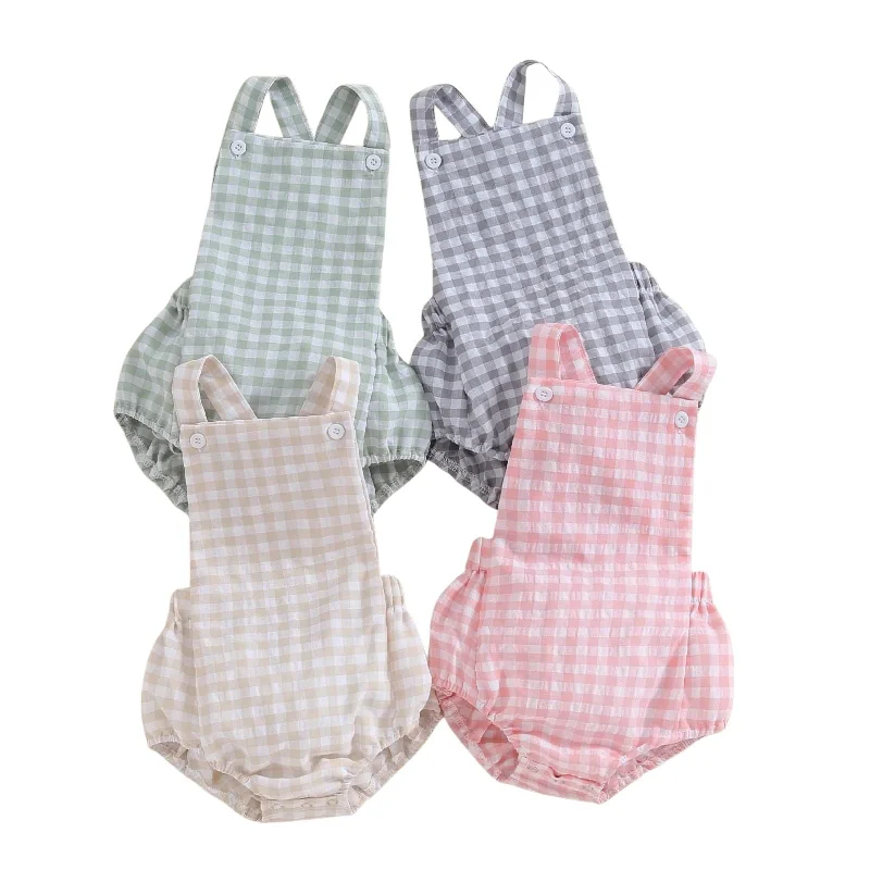 PAULINA Checkered Romper Style Your Wardrobe