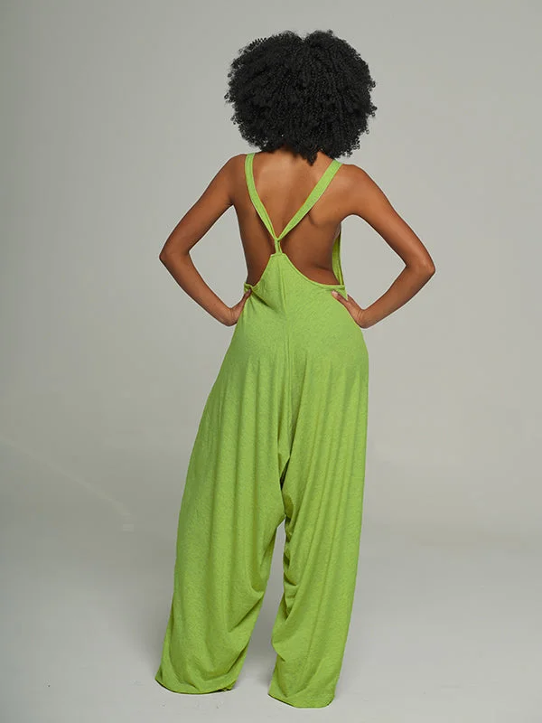 X-Cross Back Harem Jumpsuit Limited Time Offers