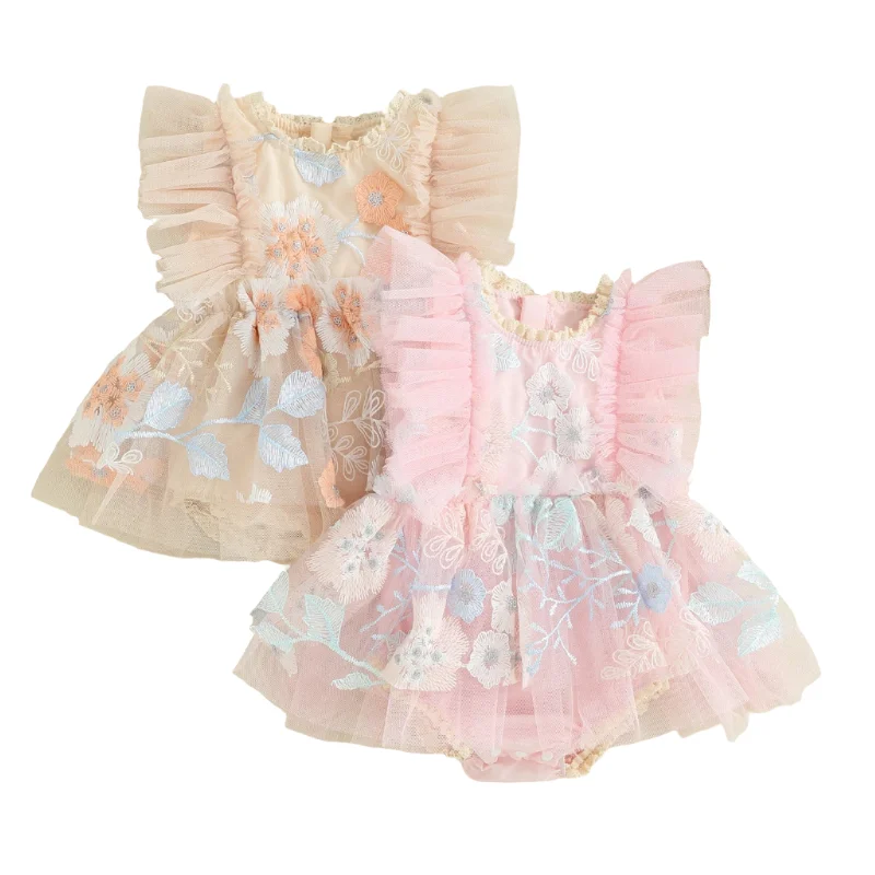 GARDEN FAIRY Tulle Romper Dress Day-To-Night Styles