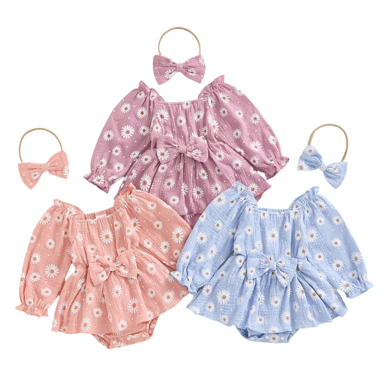 DAISY Muslin Romper Dress Trend Forward Threads For Her