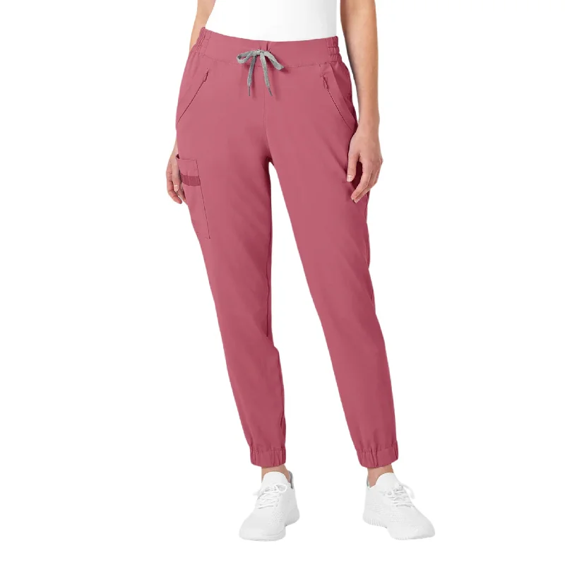 WonderWink Women's Jogger Scrub Pant - Rosebud Absurdly Cheap Sale