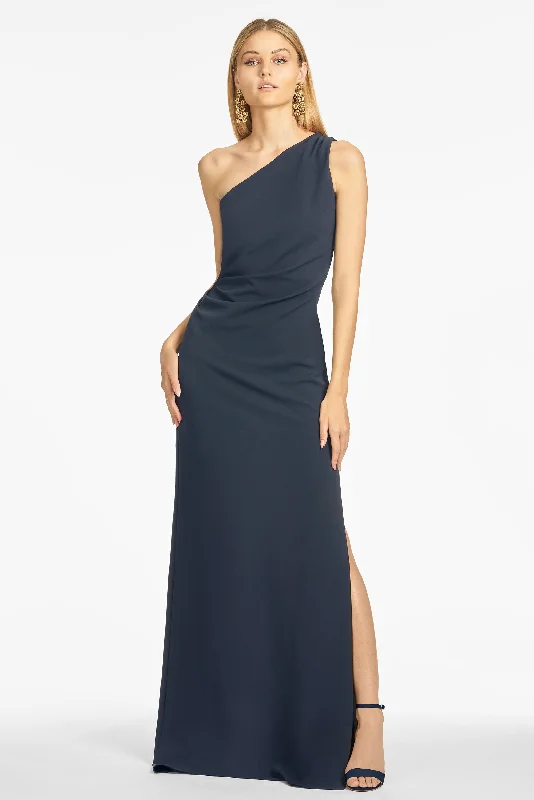 CECE GOWN - NAVY Designer Wear On Sale