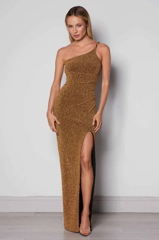 Colette Dress - Gold Fashion Forward Outfits