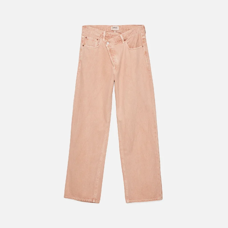 Agolde Criss Cross Jean - Pink Salt Best Seller