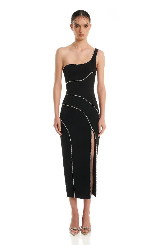 Delfina Dress - Black Refined Simplicity