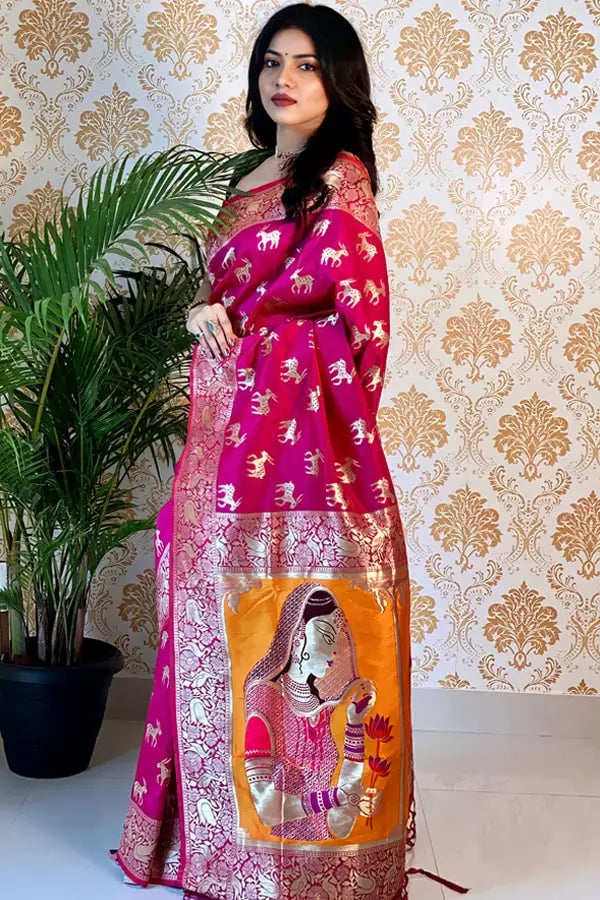 Maharashtrian Paithani saree for Gudi padwa Style Beyond Borders