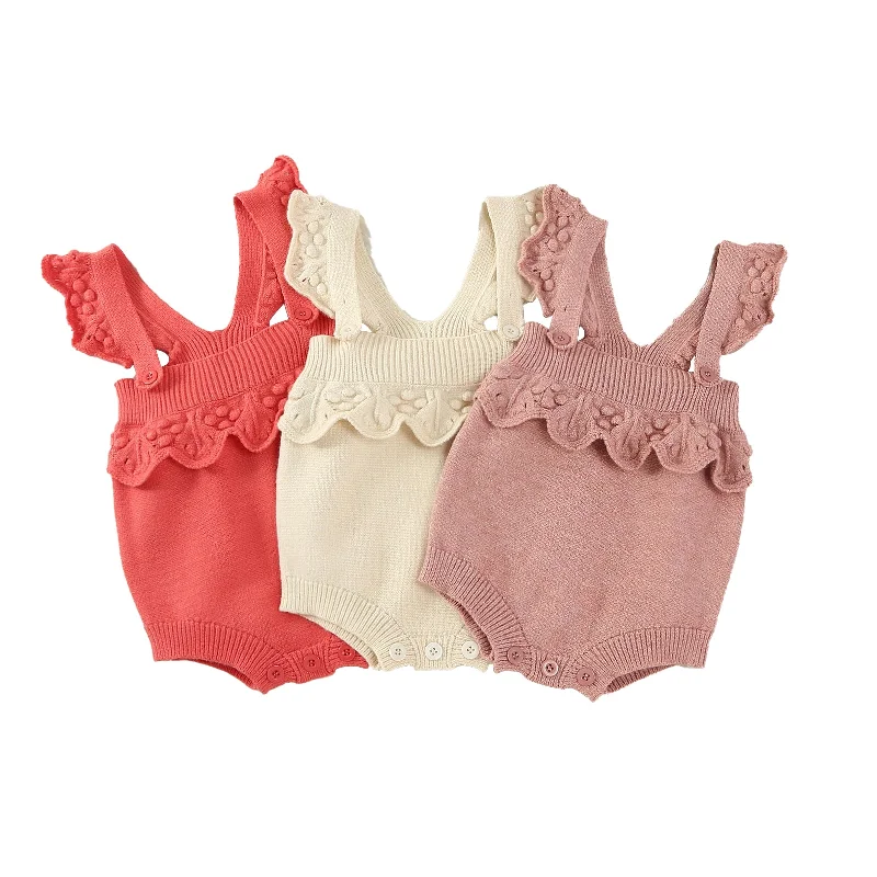 MILA Knitted Ruffle Romper Style Breakthroughs