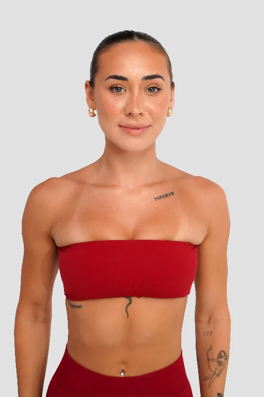 BANDEAU - DARK RED Minimalist Chic