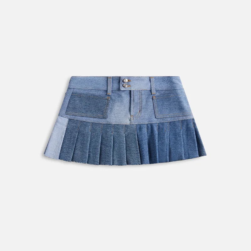 EB Denim Ricci Upcycled Skirt - Vintage Blue Flash Sale Starts