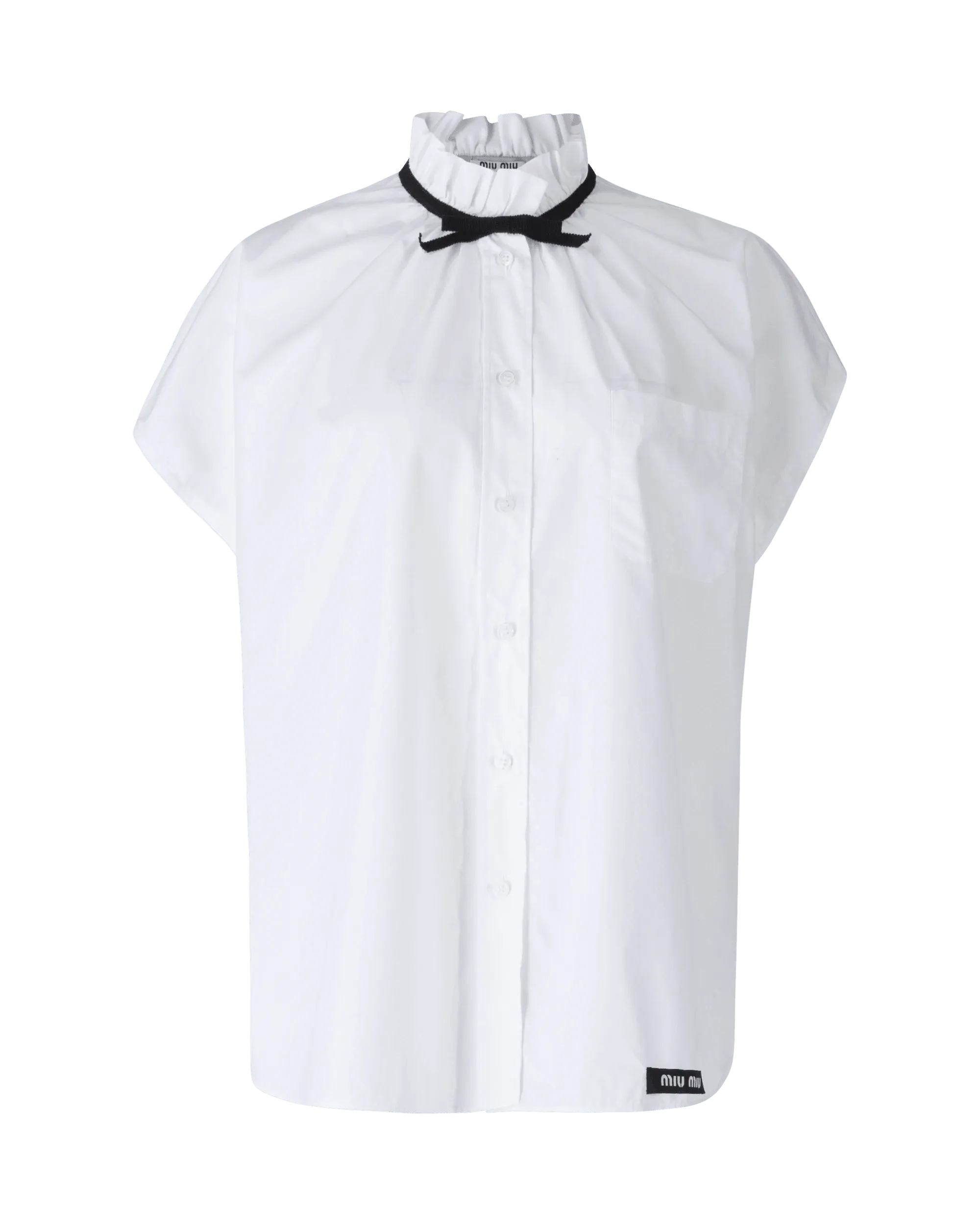 Bow Detail Poplin Shirt Summer Deals