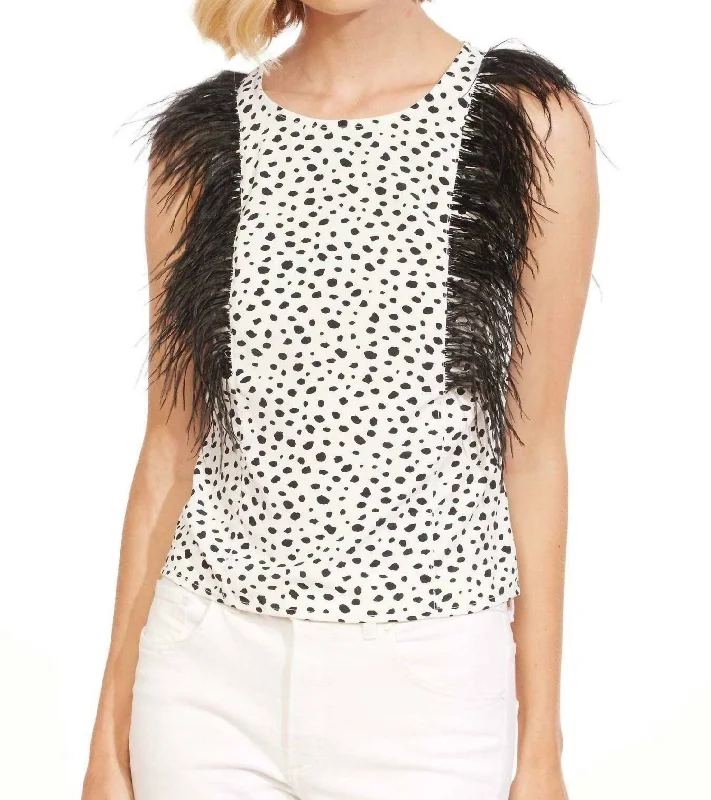 Feather Top In Terazzo Dot Save On Classic Elegant Styles