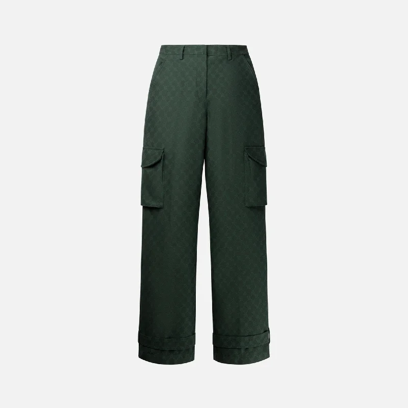 Daily Paper Imani Monogram Pants - Pine Green All Season Basics Discount