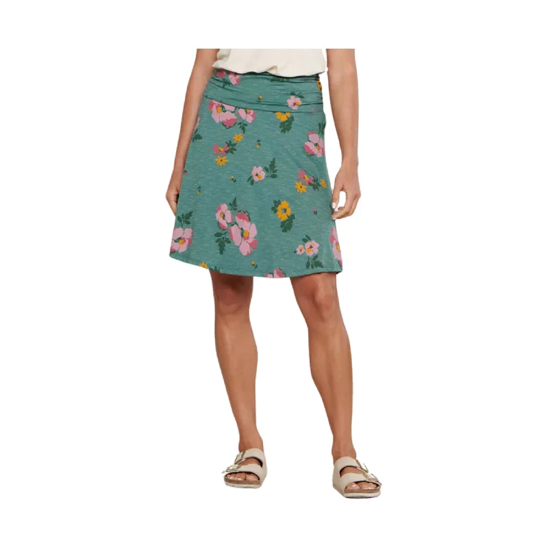 Toad & Co Women's Chaka Skirt - Silver Pine Floral - ONLINE STORE CREDIT/EXCHANGE ONLY Everyday Basics