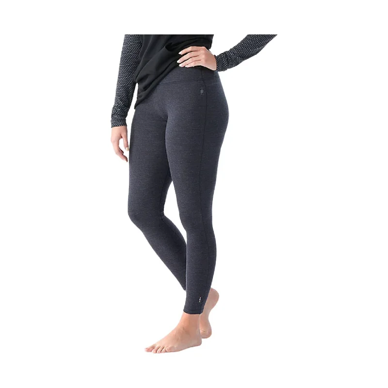 Smartwool Women's Thermal Merino Base Layer Bottom - Charcoal Heather Effortless Style, Endless Impact