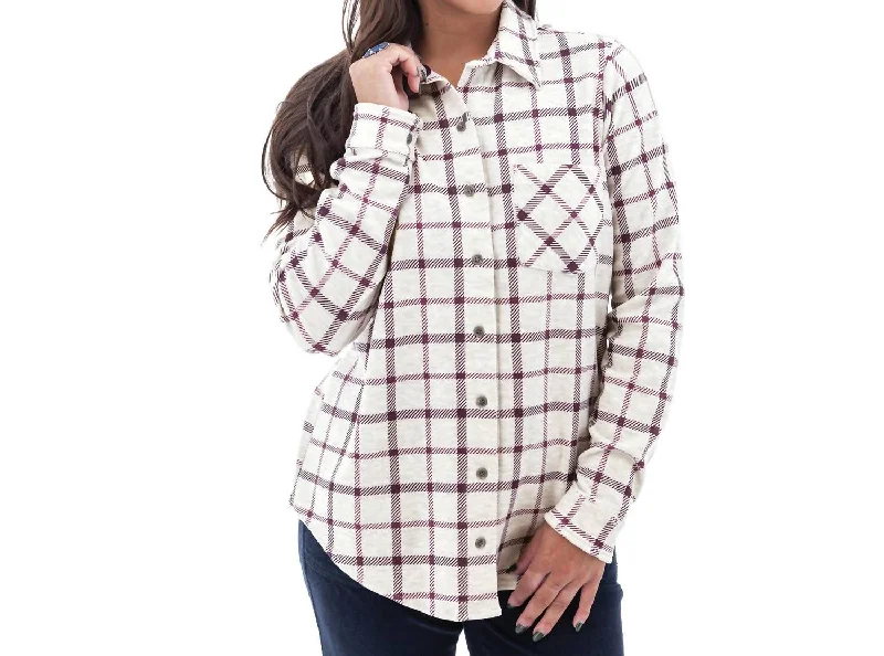 Luscious Plaid Shirt In Winterbloom Trend Leading Collection