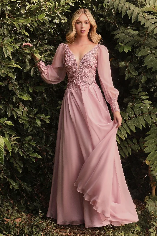 Cinderella Divine CD0183 Full Sleeve Long Formal Dress Fashion For Every Occasion