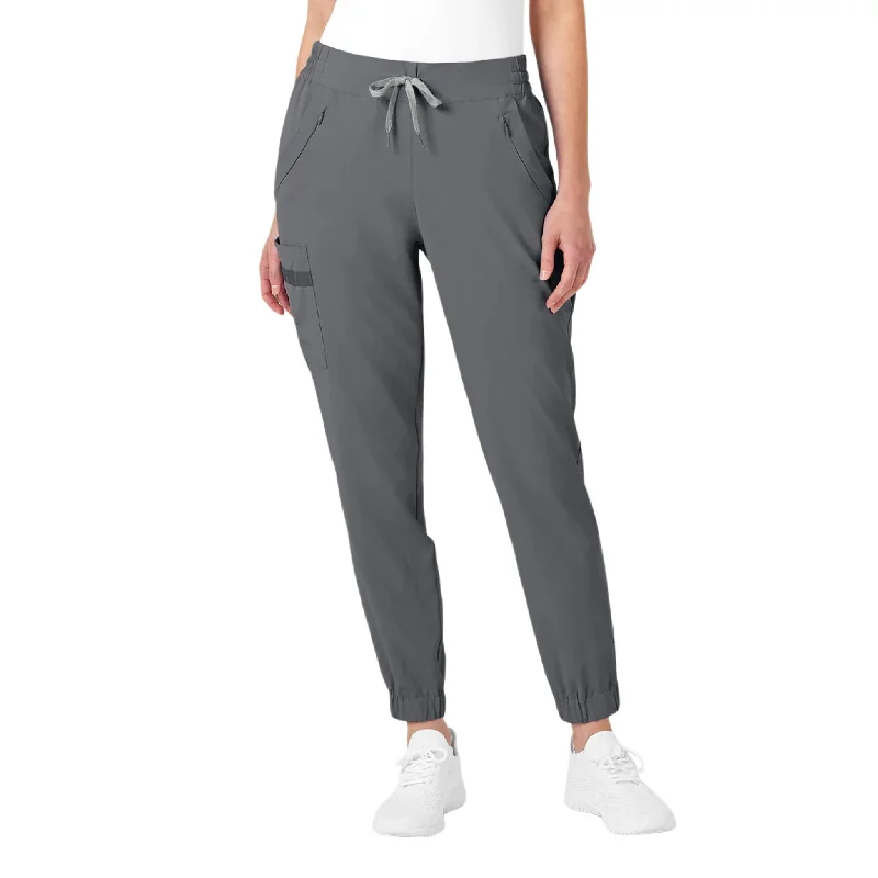 WonderWink Women's Jogger Scrub Pant - Pewter Huge Markdowns