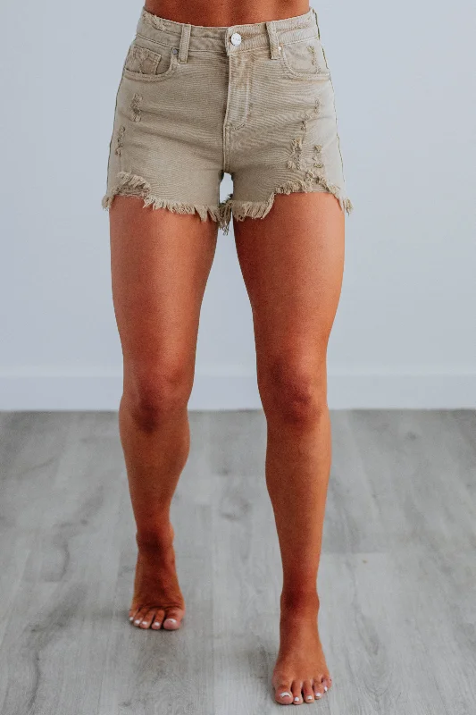 Mae Risen Shorts - Sand Hot Brand Discounts