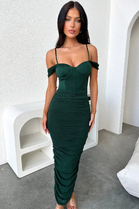 Audrey Maxi Dress - Emerald Artful Design