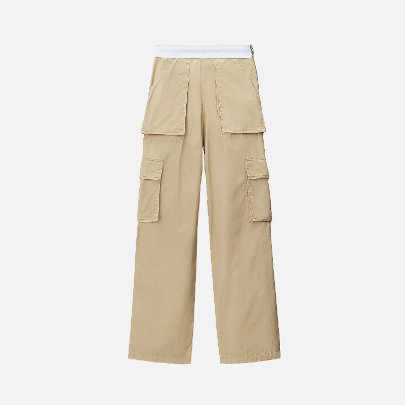 Alexander Wang Mid Rise Cargo Rave Pant - Feather Clearance Sale, All Cheap