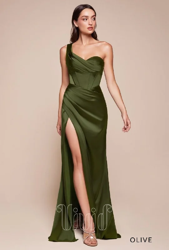 Stella One Shoulder Gown Effortless Comfort