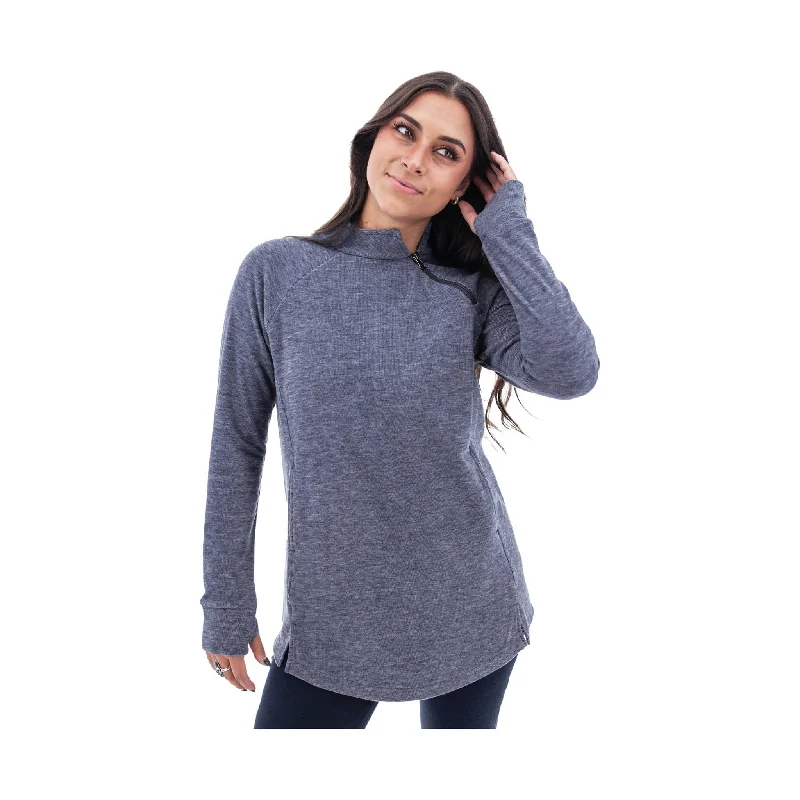 Aventura Women's McKenna Fleece Tunic - Peacoat - ONLINE STORE CREDIT/EXCHANGE ONLY Limited Stock, Big Sale