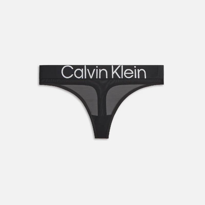 Kith Women for Calvin Klein Mesh Thong - Black Crazy Discounts, Hurry Up