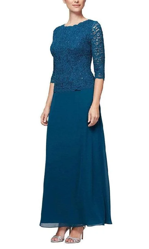 Alex Evenings AE112318 Long Formal Dress Petite Trendy Women's Wear