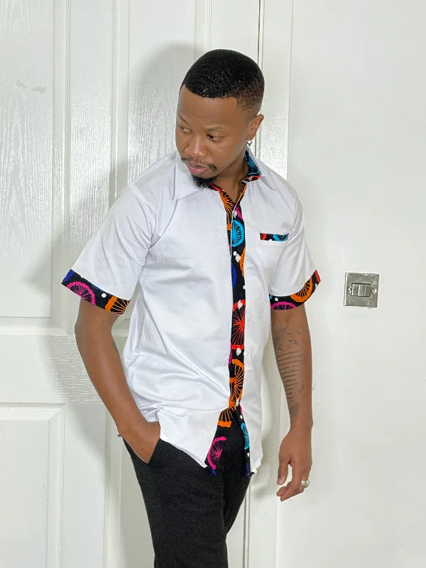 Daniel Men Shirt | Mixed African Print Big Savings