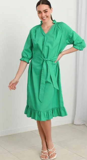 Deep green dress Versatile Wardrobe Essentials