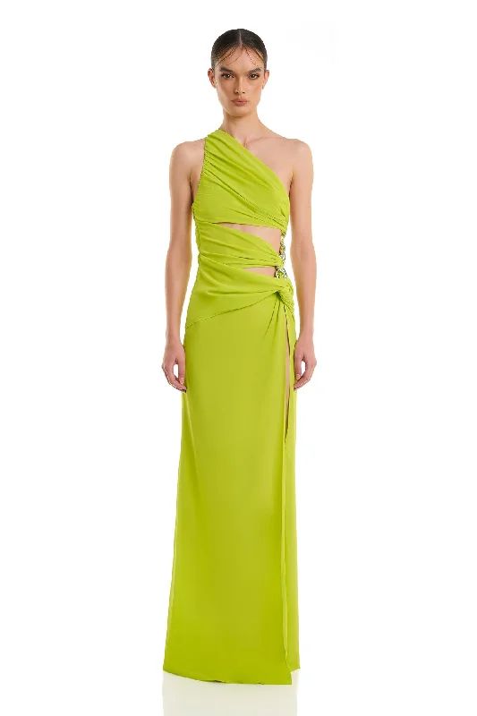 Arabella Gown - Lime Casual Elegance