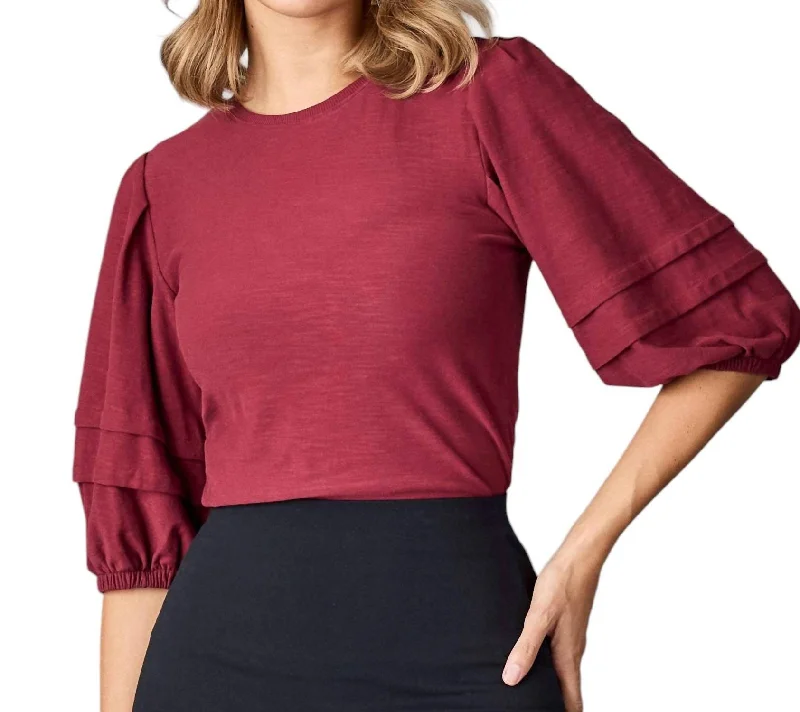 Adagio Top In Cabernet Wardrobe Update