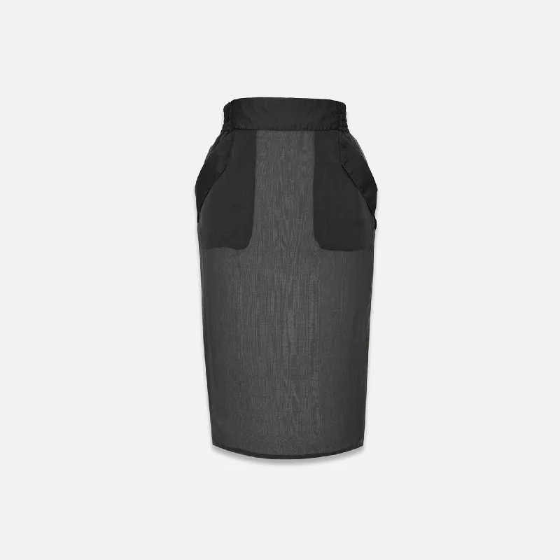 Saint Laurent Sheer Skirt - Black Special Offers