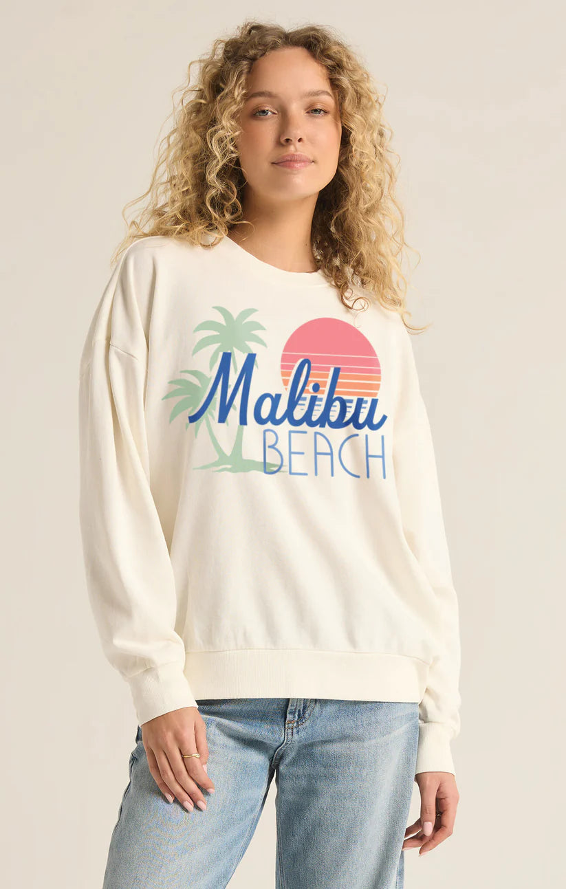 Z-Supply Malibu Sunday Sweatshirt - SEA SALT Artful Design