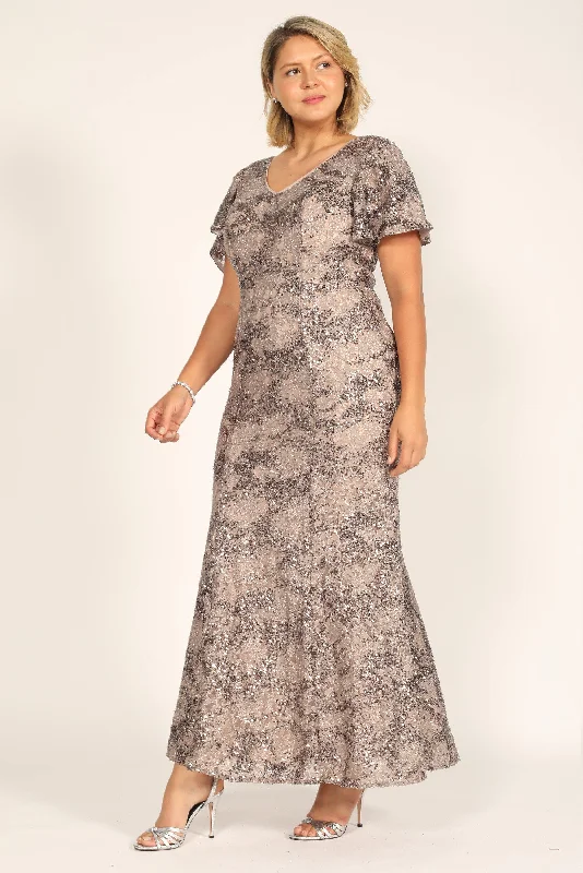 Alex Evenings AE81122384 Long Mother of the Bride Dress Limited Time Offer