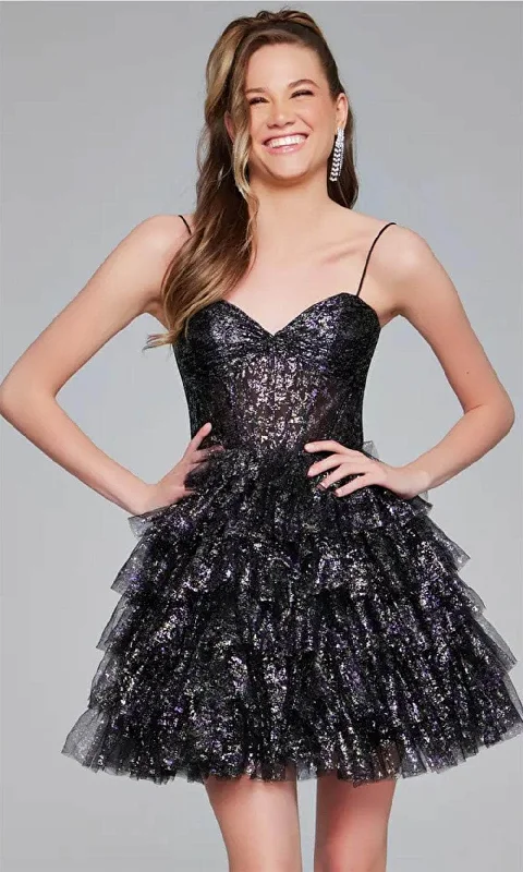 Jovani 39654 - Sweetheart Neck A-Line Cocktail Dress Latest Trends