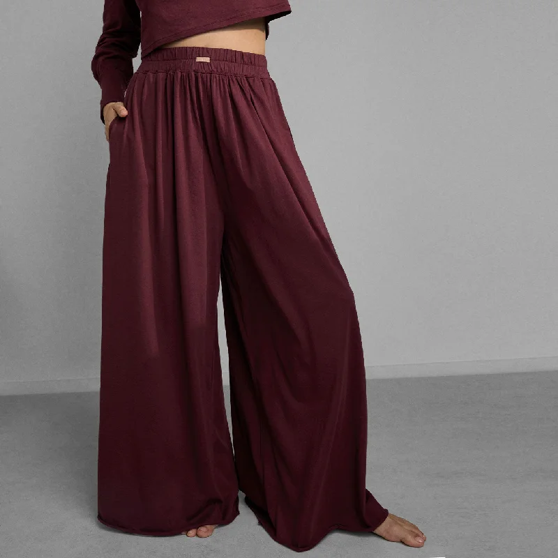 Organic Pima Wide Leg Pant Limited Stock