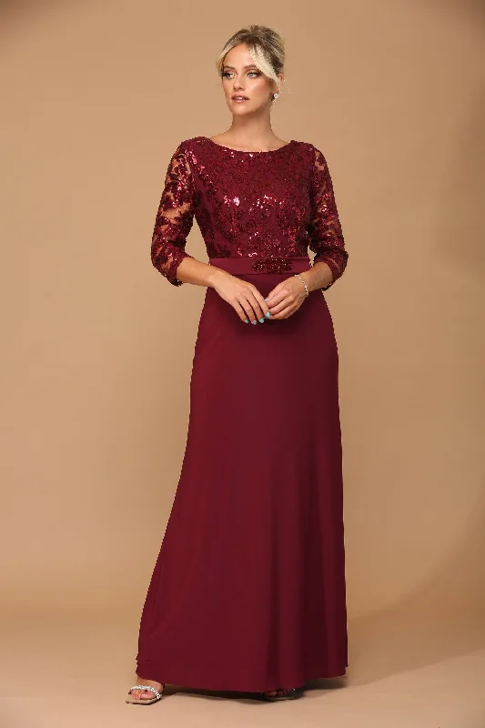 Long Mother of the Bride Formal Evening Gown Exclusive Sale