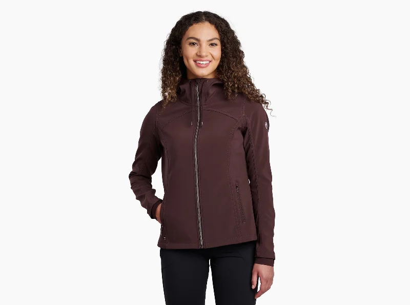 Women's Frost Softshell Hoody Trendy Street Style Attire