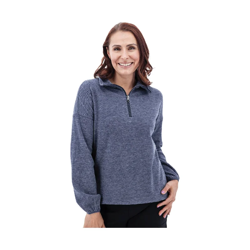 Aventura Women's McKenna Quarter Zip Fleece Pullover - Peacoat - ONLINE STORE CREDIT/EXCHANGE ONLY Absurdly Cheap Sale