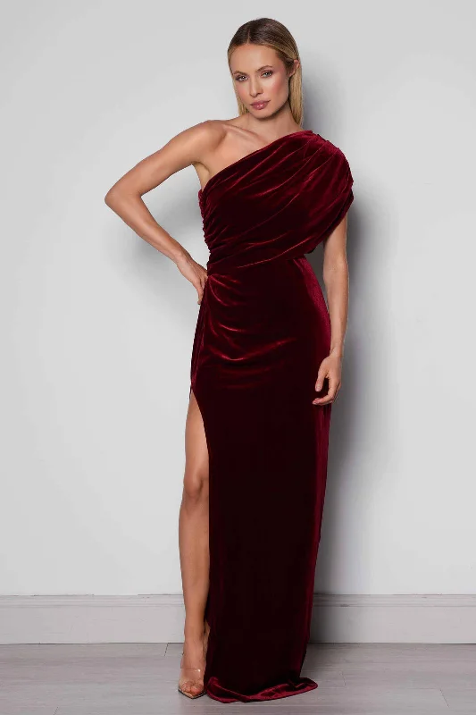 Luna Gown - Wine Summer Fashion