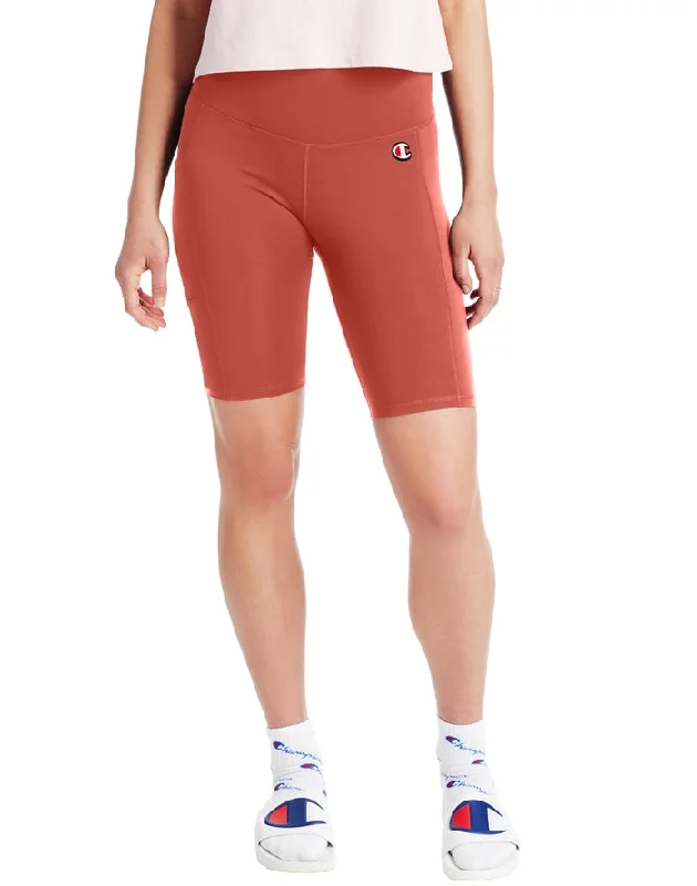 Women's 9" Inseam High Rise Bike Shorts Fashion Forward