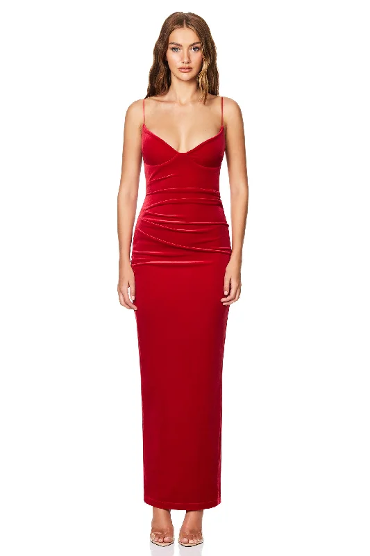 Nookie Mystery Maxi Dress - Red Buy More, Save More