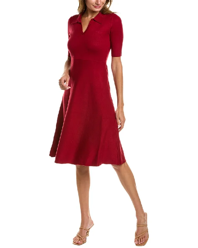 Elie Tahari Polo Midi Dress Elegant Attire