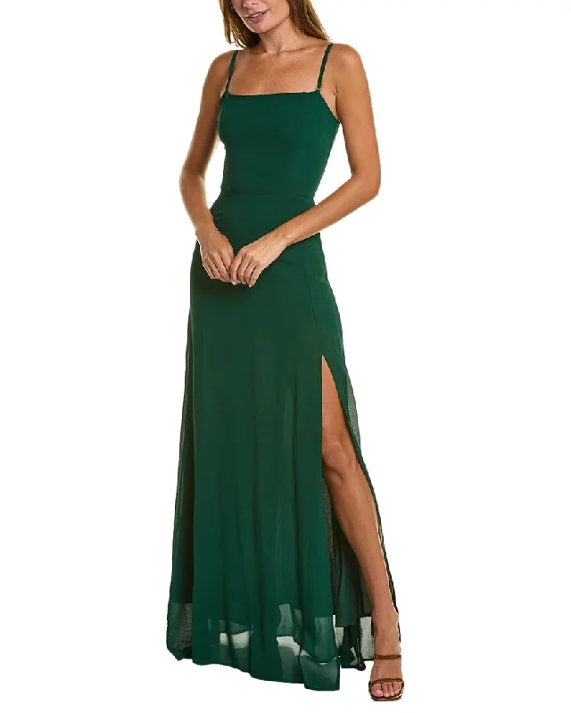 JL Luxe Ronan Maxi Dress Elegant Details